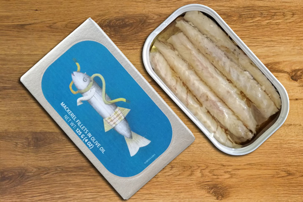 Makrelenfilets in Olivenöl