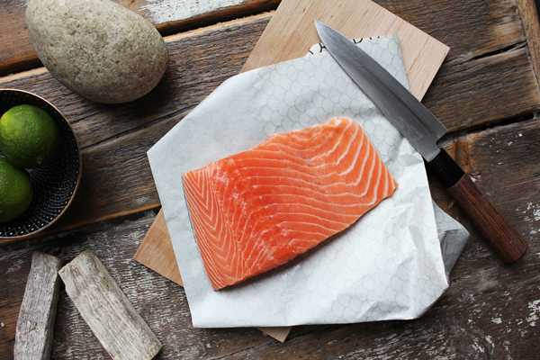 Premium Lachsfilet Wester Ross - frisch, mit Haut Premium Lachsfilet Wester Ross - frisch, mit Haut