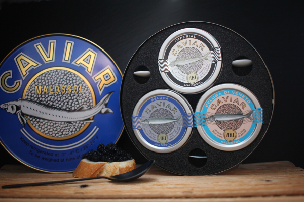 AKI Caviar Trio Geschenkdose Beluga