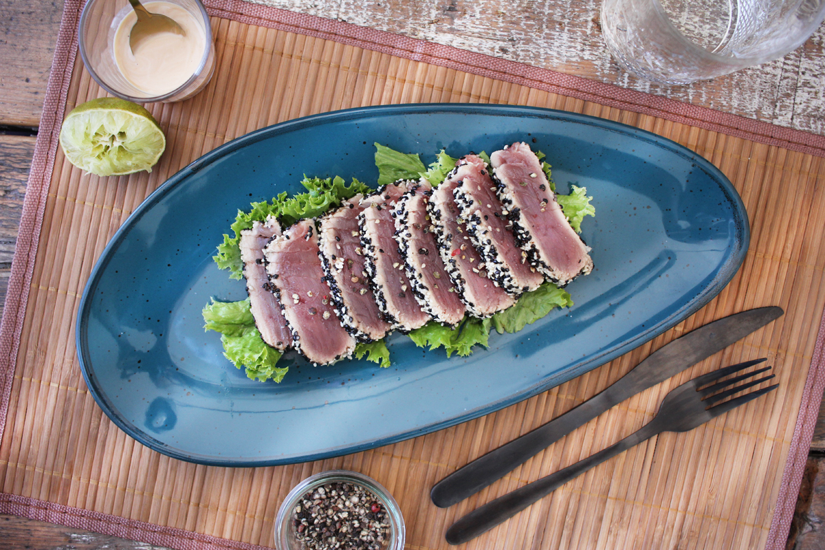 Thunfisch Tataki mit Ingwer Mayonnaise | send-a-fish.de | Fisch online ...